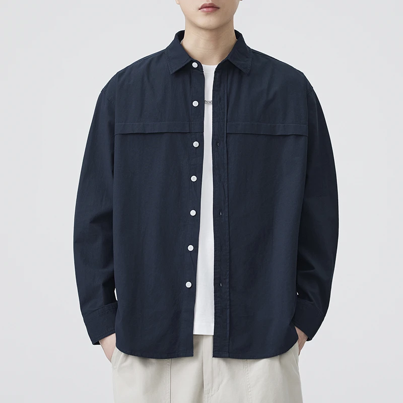 Cityboy Pure Cotton Long Sleeve Shirt Men Loose Casual Streetwear Fashion Cargo Shirts Coat Man Blouses
Cityboy Pure Cotton Long Sleeve Shirt Men Loose Casual Streetwear Fashion Cargo Shirts Coat Man Blouses