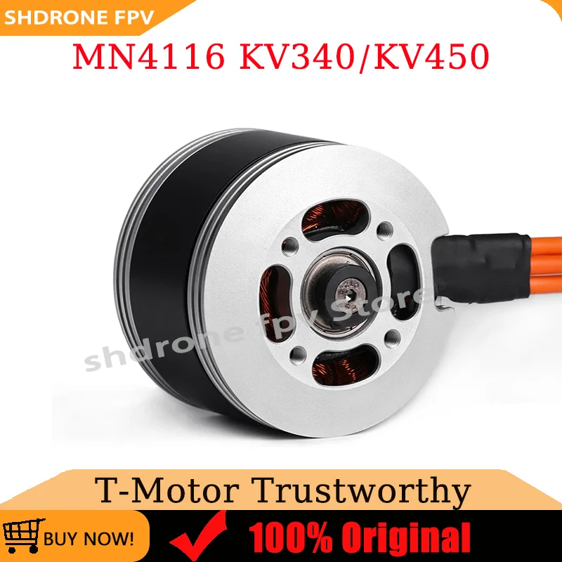 T-MOTOR MN4116 KV340 KV450 Multifunctional Brushless Dc Motor Max. thrust 5.1KG for Multi-rotors Vtol Fixed Wings
T-MOTOR MN4116 KV340 KV450 Multifunctional Brushless Dc Motor Max. thrust 5.1KG for Multi-rotors Vtol Fixed Wings