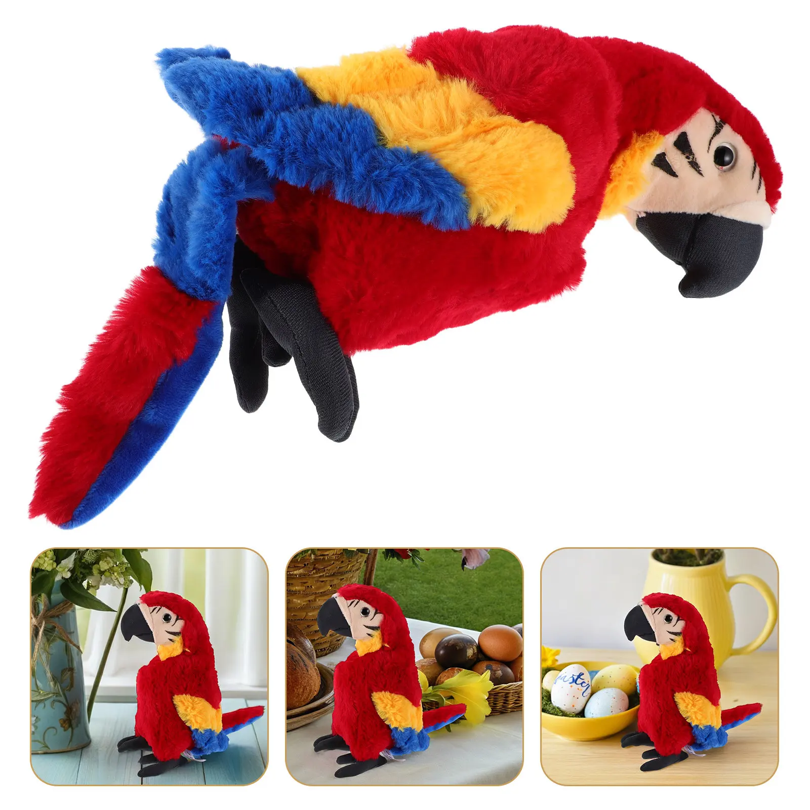 Creative Shape Stuffed Parrot Realistic Tropical Bird Home Decor Soft Comfortable Animal Accent for Study Bedroom Holiday Party
Creative Shape Stuffed Parrot Realistic Tropical Bird Home Decor Soft Comfortable Animal Accent for Study Bedroom Holiday Party