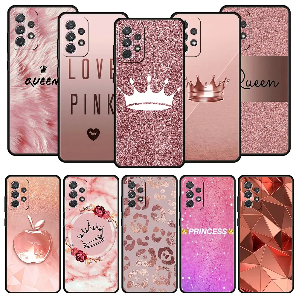 Rose Gold Pink Princess Queen Case For Samsung A53 A23 A33 5G A13 A21s A03s A31 A11 A41 A51 A52 A71 A73 M22 M31 A01 Phone Cover
Rose Gold Pink Princess Queen Case For Samsung A53 A23 A33 5G A13 A21s A03s A31 A11 A41 A51 A52 A71 A73 M22 M31 A01 Phone Cover