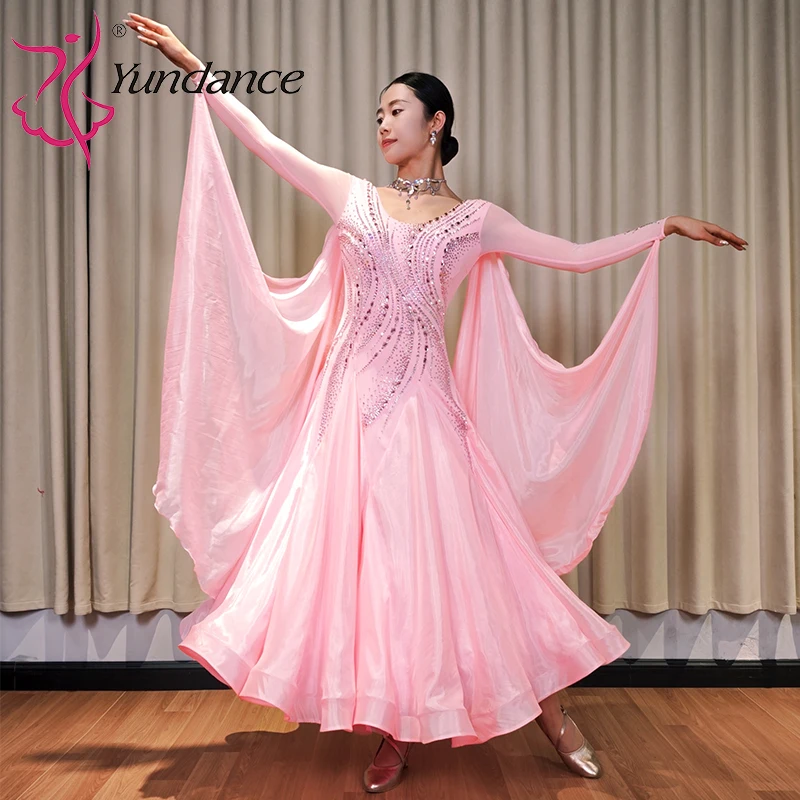 B-26037 Custom International Standard Ballroom Dance Dress for Women Spandex/Polyester Stage Performance Wear
B-26037 Custom International Standard Ballroom Dance Dress for Women Spandex/Polyester Stage Performance Wear