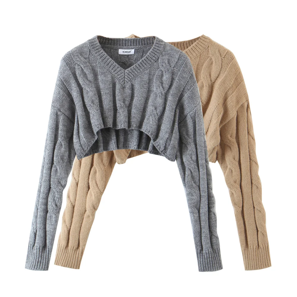 Long sleeve top knittedd Winter clothes women 2022 sweater women kawaii sweater oversized korean style cropped sweater v neck
Long sleeve top knittedd Winter clothes women 2022 sweater women kawaii sweater oversized korean style cropped sweater v neck