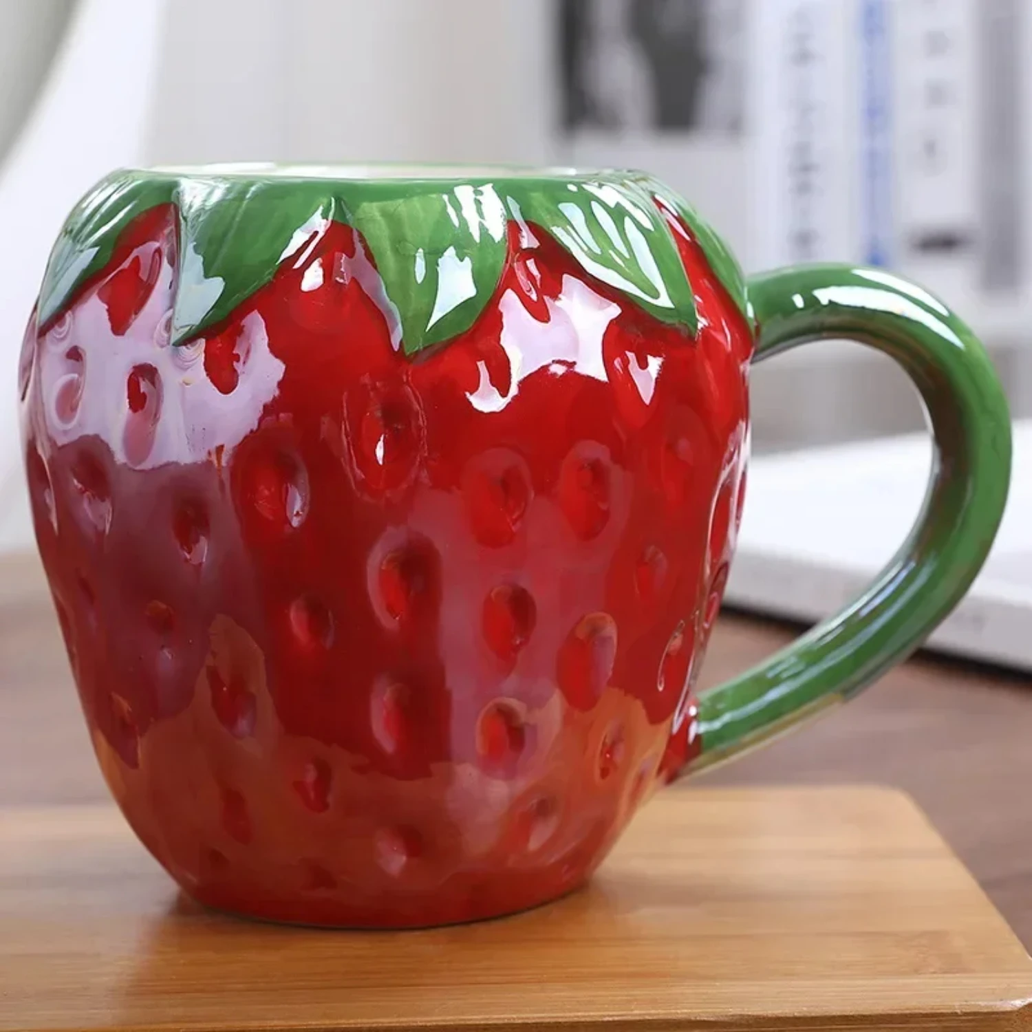 Creative cute fruit shape ceramic cup design orange mug European and American pumpkin office cup gift with handle
Creative cute fruit shape ceramic cup design orange mug European and American pumpkin office cup gift with handle