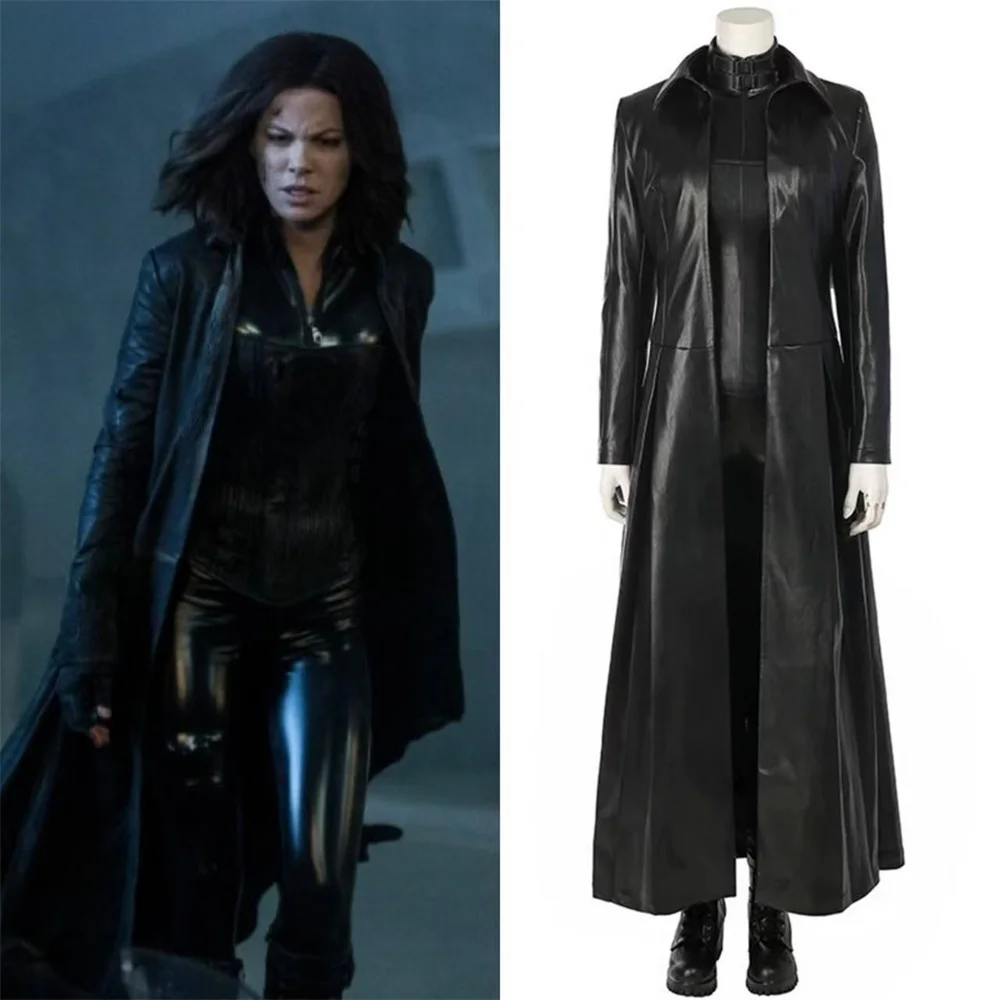 Underworld Blood Wars Cosplay Selene Costume Black Luxious Faux Leather Jacket Jumpsuit Halloween Party Outfits
Underworld Blood Wars Cosplay Selene Costume Black Luxious Faux Leather Jacket Jumpsuit Halloween Party Outfits