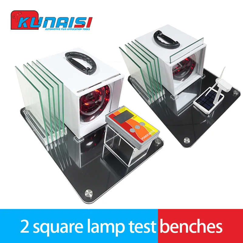 Rotatable Solar Film Heat Box Display Heat Rejection Car Window Tint Test Machine Car film store display prop tester KNS-11
Rotatable Solar Film Heat Box Display Heat Rejection Car Window Tint Test Machine Car film store display prop tester KNS-11