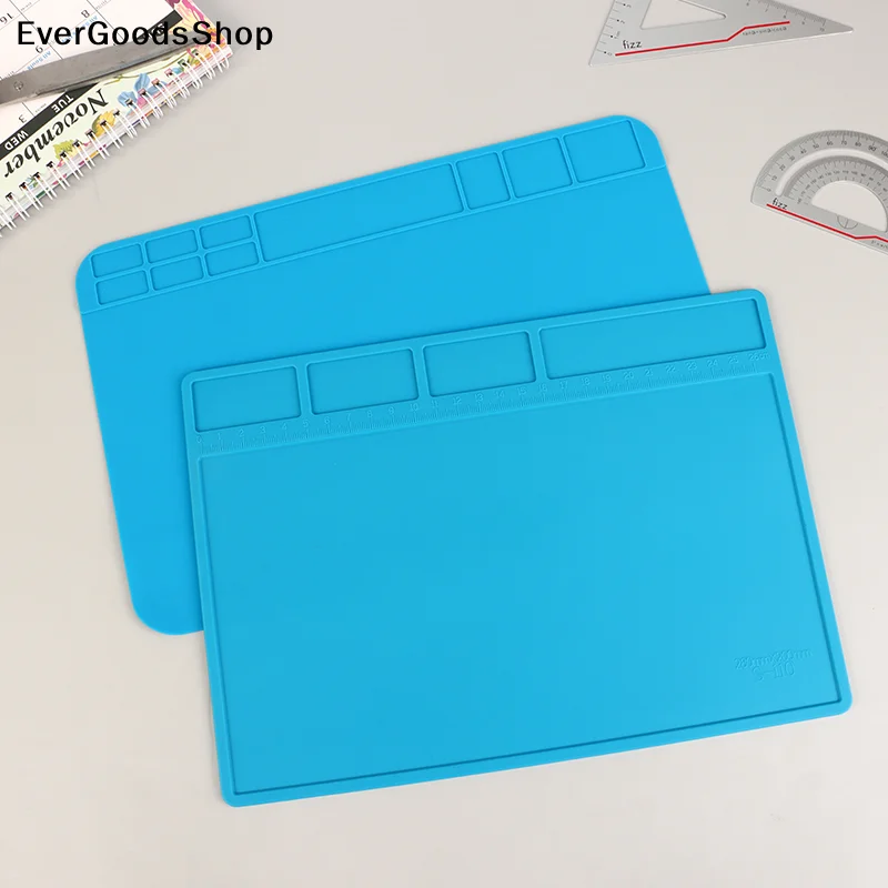 New 1Pc ESD Heat Insulation Soldering Mat Computer Phone Repair Pad High Temperature Resistance Working Silicone Soldering Mat
New 1Pc ESD Heat Insulation Soldering Mat Computer Phone Repair Pad High Temperature Resistance Working Silicone Soldering Mat
