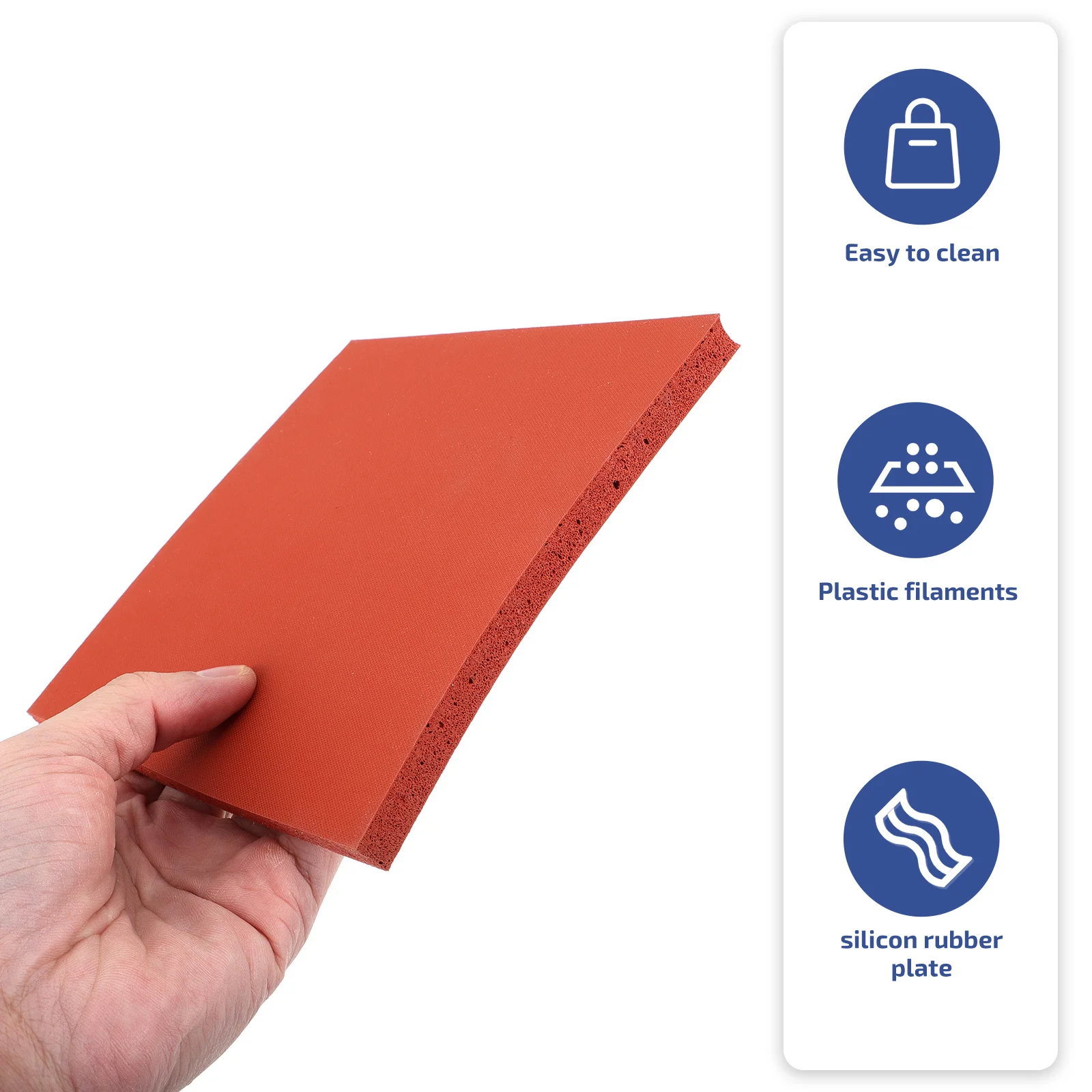 Silicone Rubber Pad 15x15cm High Temp Resistant Foam Board Heat Press Transfer Mat Sublimation Craft Sewing Insulation Anti Slip
Silicone Rubber Pad 15x15cm High Temp Resistant Foam Board Heat Press Transfer Mat Sublimation Craft Sewing Insulation Anti Slip