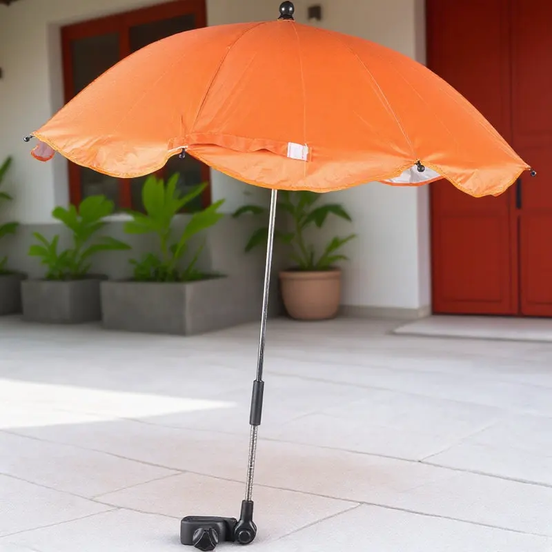 Stroller Clip-on Umbrella High Uv Protection Upf 50 Flexible Adjustable Clamp for Baby Pushchair Toddler Stroller Cart Trolley
Stroller Clip-on Umbrella High Uv Protection Upf 50 Flexible Adjustable Clamp for Baby Pushchair Toddler Stroller Cart Trolley
