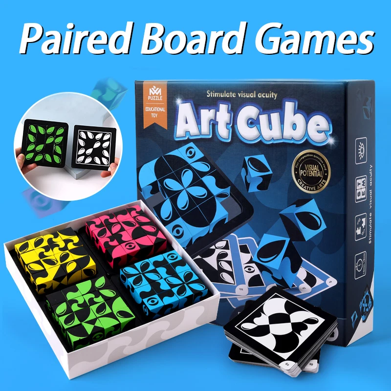Magnetic Versatile Paired Board Games Fun Art Cube Building Blocks Decompression Puzzle Toys Deformation Puzzle Party Toys
Magnetic Versatile Paired Board Games Fun Art Cube Building Blocks Decompression Puzzle Toys Deformation Puzzle Party Toys