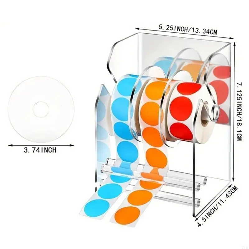 77JF Sturdy Acrylic Sticker Organizers Portable Accessory for Home and Office Use
77JF Sturdy Acrylic Sticker Organizers Portable Accessory for Home and Office Use
