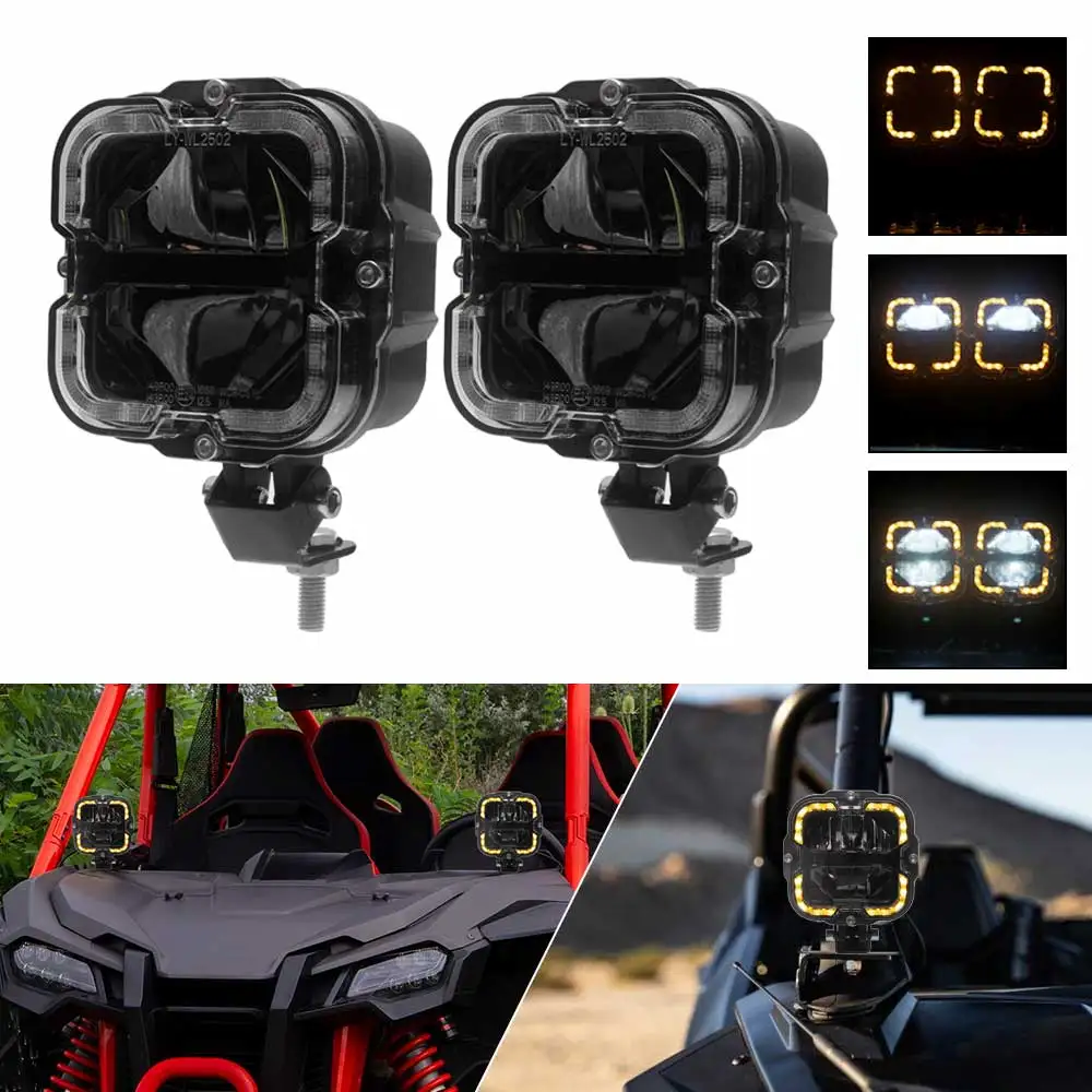 2x 40W LED Offroad Driving Lights DRL Hi/Low Beam Work Lamp For Truck Pickup Tractor SUV UTV ATV 4x4 Jeep Boat Car Accessories
2x 40W LED Offroad Driving Lights DRL Hi/Low Beam Work Lamp For Truck Pickup Tractor SUV UTV ATV 4x4 Jeep Boat Car Accessories