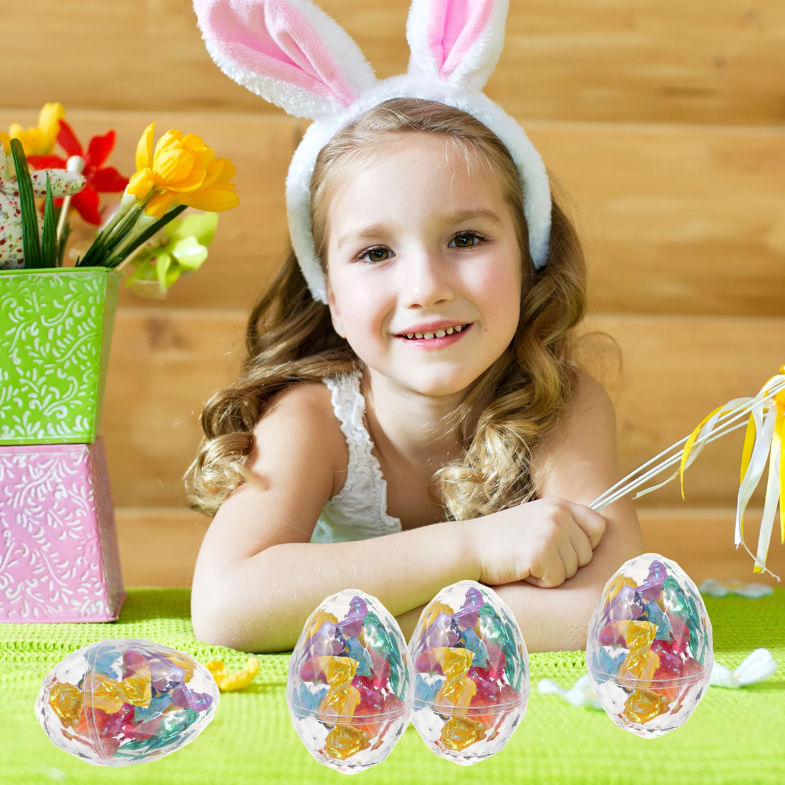 12 pcs Plastic Candy Boxes Fillable Egg Shape Ornament For Party Wedding Holiday Decor Diy Craft Gift Packaging Clear
12 pcs Plastic Candy Boxes Fillable Egg Shape Ornament For Party Wedding Holiday Decor Diy Craft Gift Packaging Clear