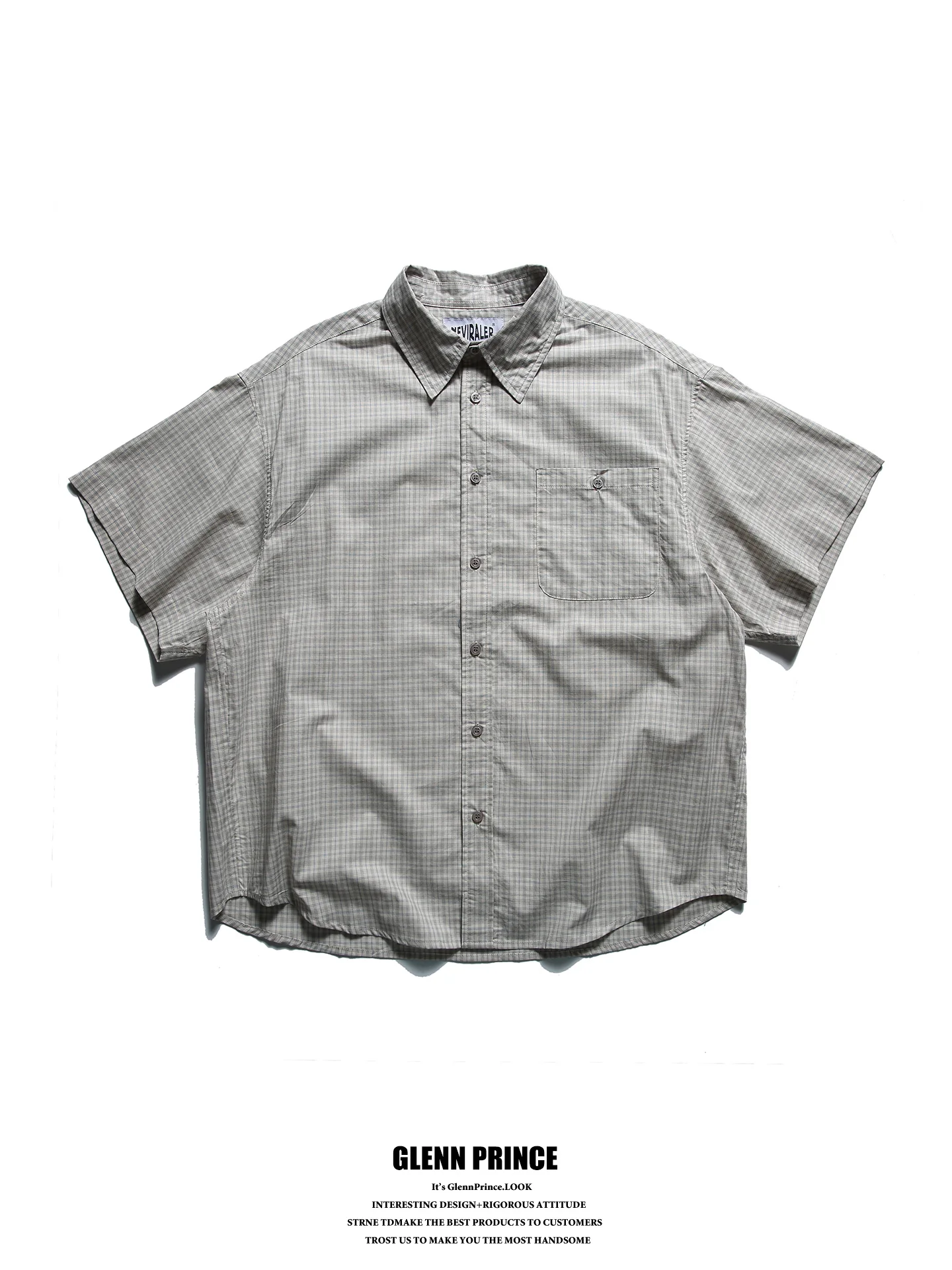 GPstudio Vintage Preppy Plaid Short Sleeve Shirt Men's Summer Casual Commute Half Sleeve Shirt Loose Fit Breathable Cotton
GPstudio Vintage Preppy Plaid Short Sleeve Shirt Men's Summer Casual Commute Half Sleeve Shirt Loose Fit Breathable Cotton