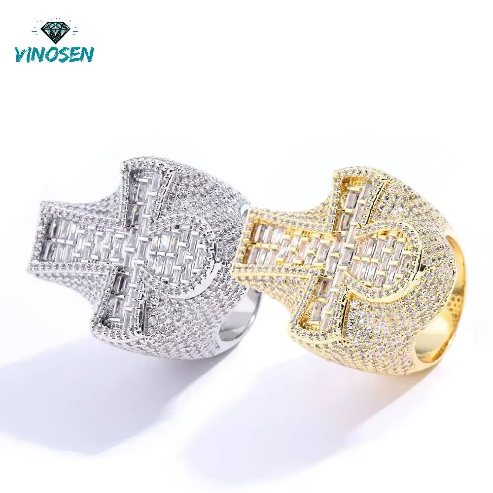 925 Sterling Silver Moissanite Cross Ring for Men Hip Hop Style Iced Out Bling Jewelry Factory Wholesale Custom Us Size 7-10
925 Sterling Silver Moissanite Cross Ring for Men Hip Hop Style Iced Out Bling Jewelry Factory Wholesale Custom Us Size 7-10