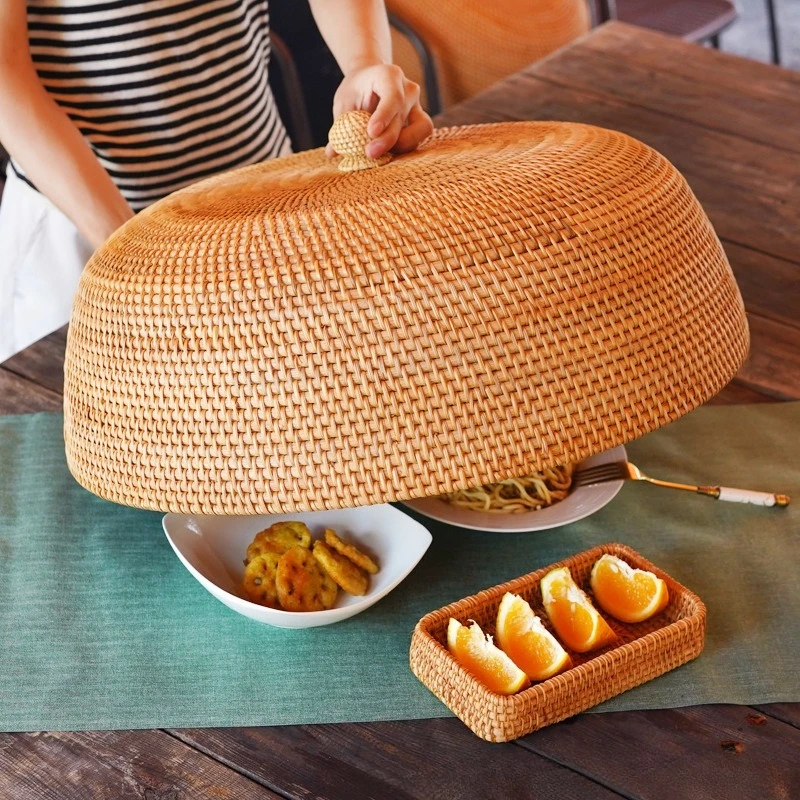 JC rattan dust-proof household Chinese dining table vegetable cover food cover
JC rattan dust-proof household Chinese dining table vegetable cover food cover
