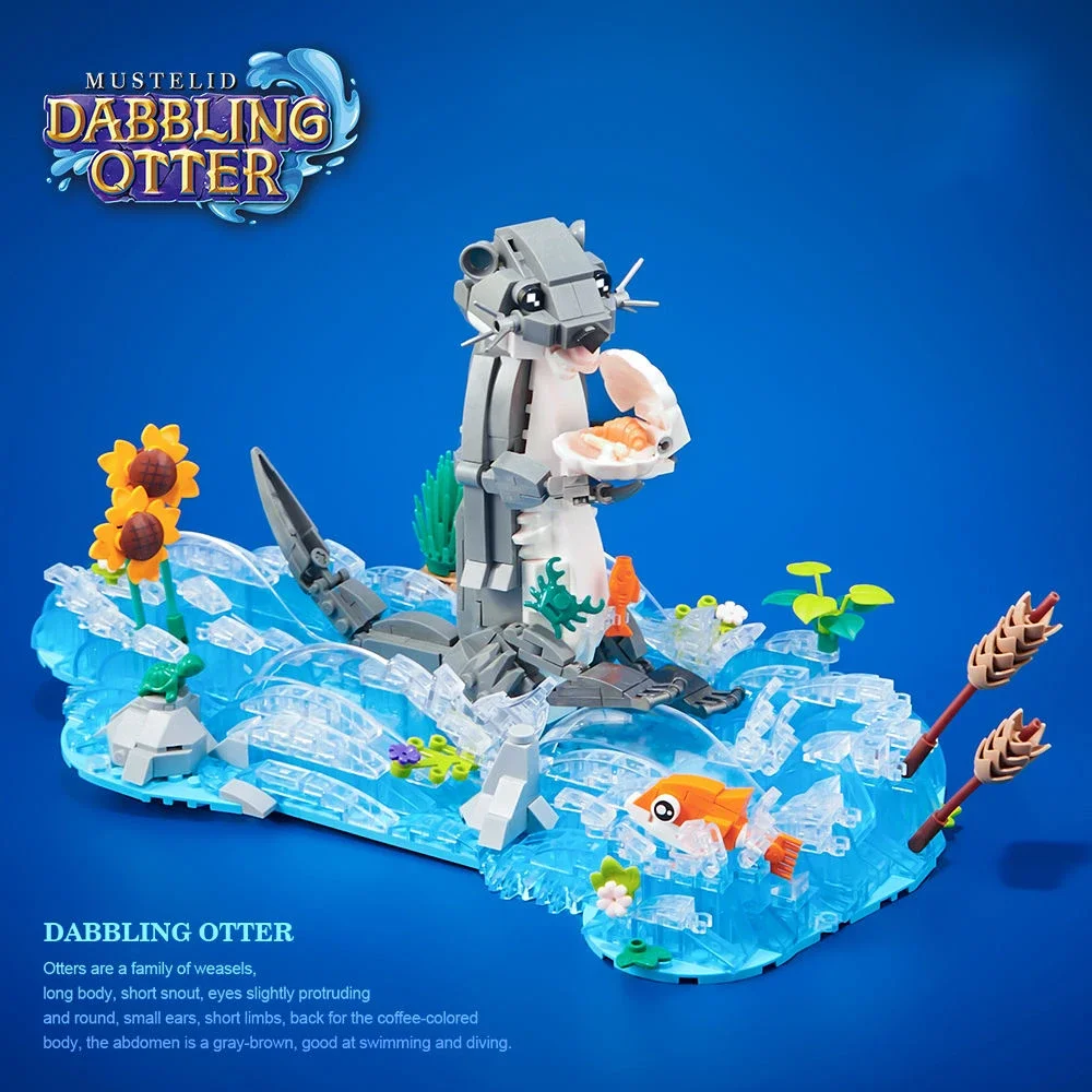 936PCS Creative Zoo Dabbling Otter Building Blocks Aquarium Marine Ecology Animal Water Scene Brick Model Toy Kid Adult For Gift
936PCS Creative Zoo Dabbling Otter Building Blocks Aquarium Marine Ecology Animal Water Scene Brick Model Toy Kid Adult For Gift