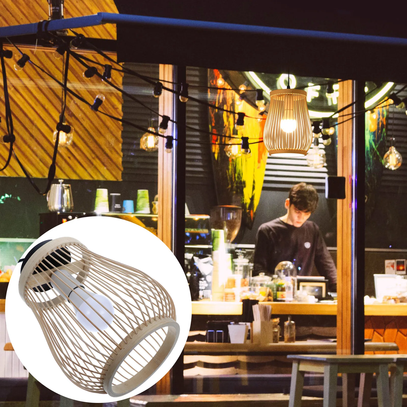 Bamboo Chandelier Woven Hanging Light Rattan Pendant Lamp Classic Design Endurable Decorative Home Hotel Restaurant Tearoom Bar
Bamboo Chandelier Woven Hanging Light Rattan Pendant Lamp Classic Design Endurable Decorative Home Hotel Restaurant Tearoom Bar