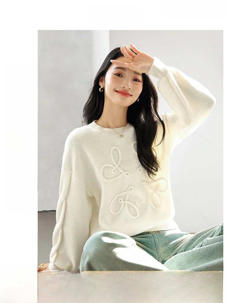 Ladies' Lazy Sle Overhead Sweater Soft Cozy Autumn Loose Slimming Long Sve round Ne Pullover High Quali Polyester Nylon
Ladies' Lazy Sle Overhead Sweater Soft Cozy Autumn Loose Slimming Long Sve round Ne Pullover High Quali Polyester Nylon
