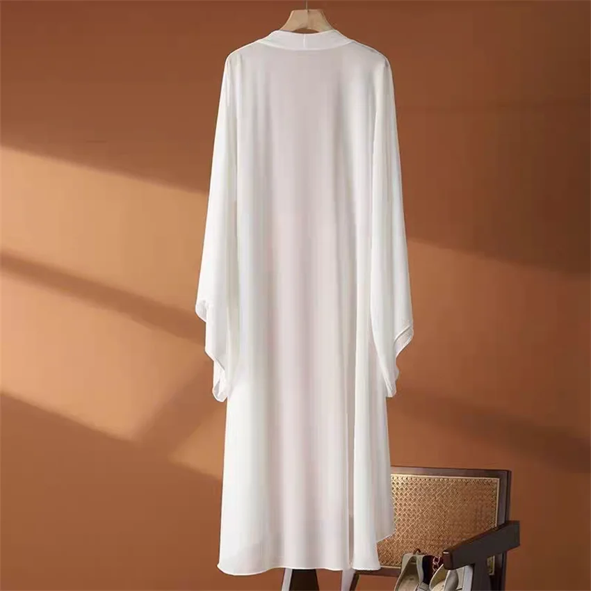 Women's plus Size Long Chiffon Cardigan Casual Summer Sunscreen Blouse Shirt Thin Coat Jacket 6XL Fashion Outerwear
Women's plus Size Long Chiffon Cardigan Casual Summer Sunscreen Blouse Shirt Thin Coat Jacket 6XL Fashion Outerwear