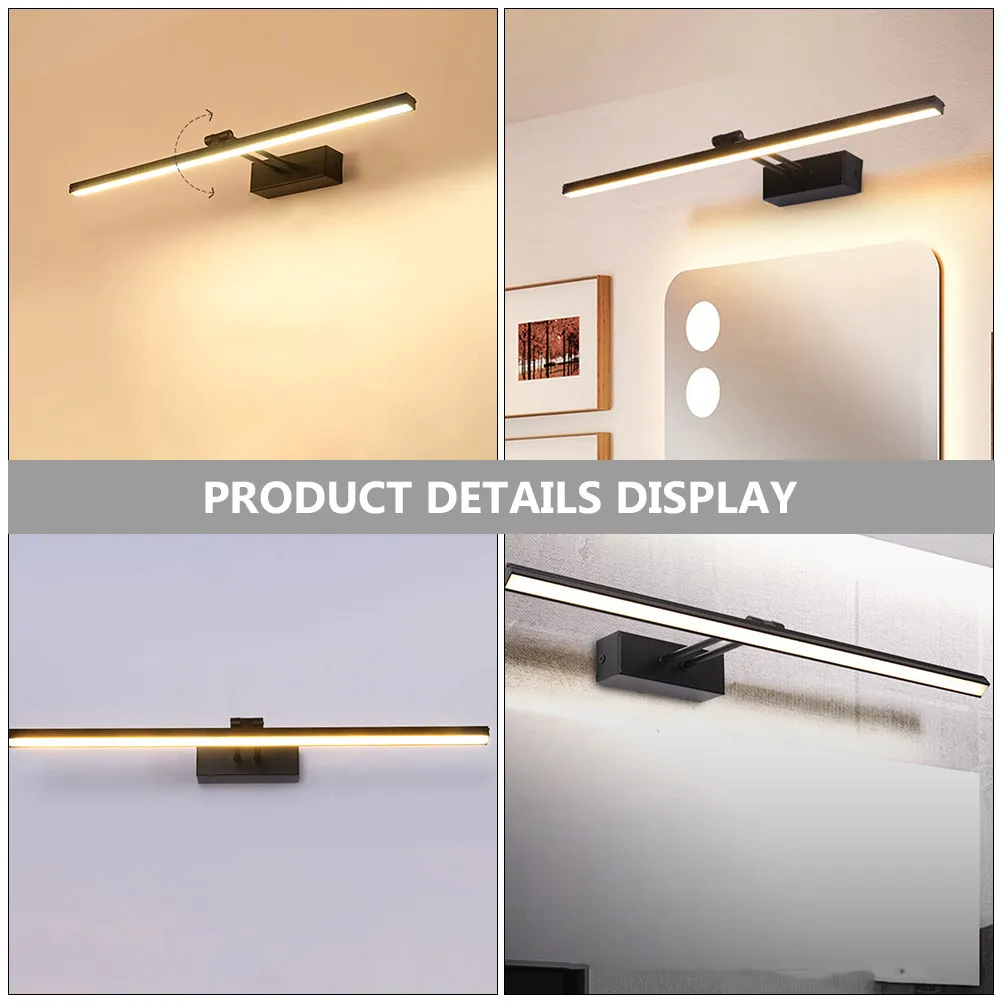 Современный светодиодный светильник для зеркала в ванную комнату, настенный светильник из алюминия и поликарбоната, простой стиль, для использования внутри и снаружи помещений
Современный светодиодный светильник для зеркала в ванную комнату, настенный светильник из алюминия и поликарбоната, простой стиль, для использования внутри и снаружи помещений