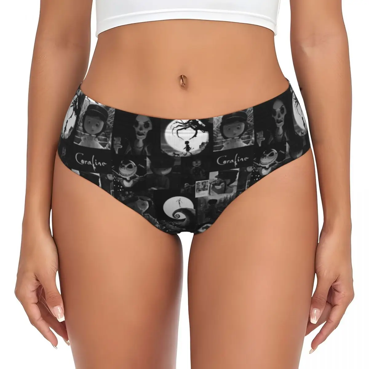 Custom Women's Halloween The Nightmare Before Christmas Brief Panties Female Comfort Jack Skellington Underwear Underpants
Custom Women's Halloween The Nightmare Before Christmas Brief Panties Female Comfort Jack Skellington Underwear Underpants