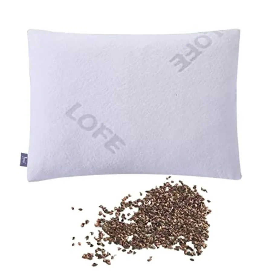 Organic Buckwheat Pillow for Sleeping -14''x20'' Adjustable Loft Breathable for Cool Sleep Cervical Support for Back and Side S
Organic Buckwheat Pillow for Sleeping -14''x20'' Adjustable Loft Breathable for Cool Sleep Cervical Support for Back and Side S