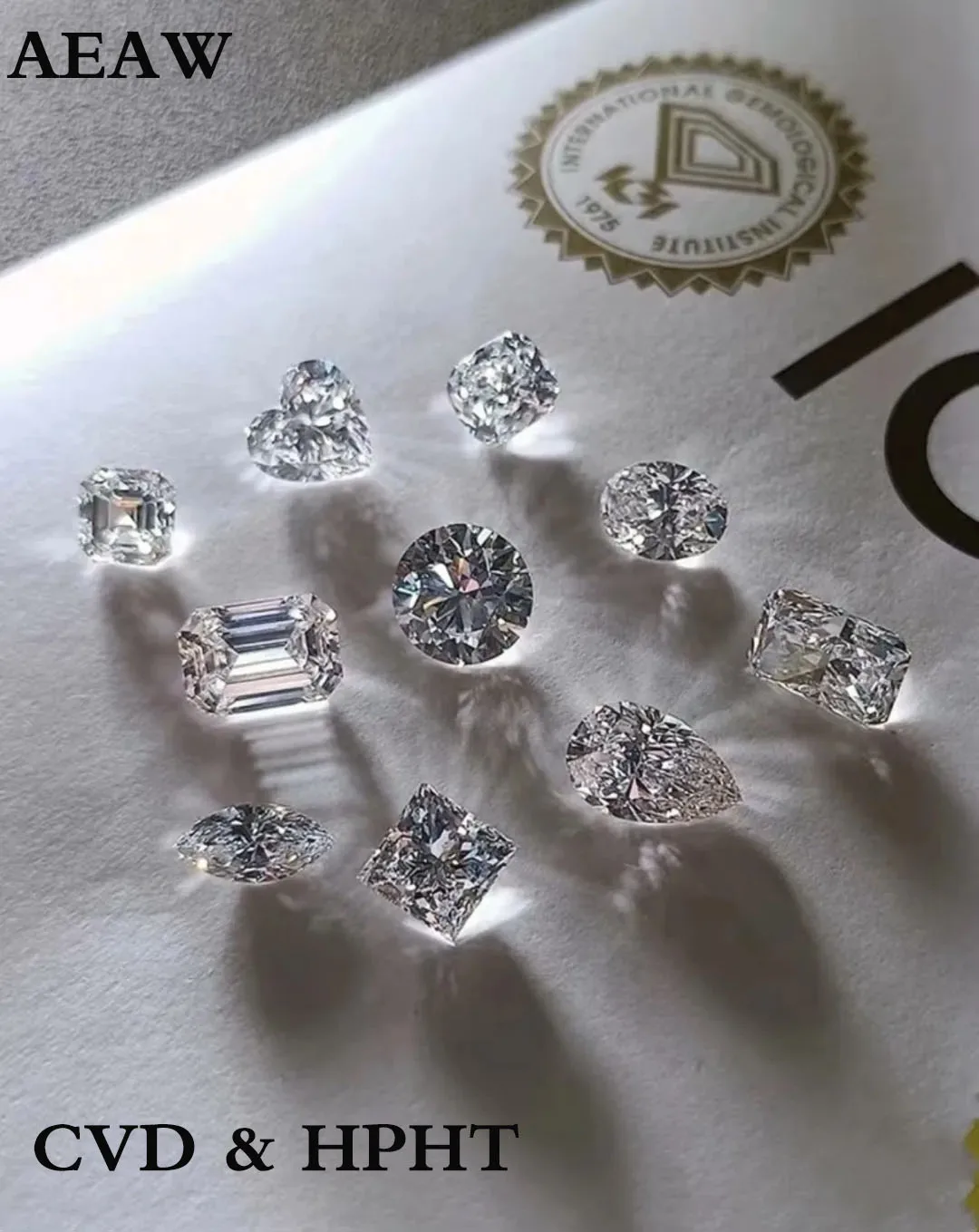 1ct-10ct lab grown diamonds DEF color VS clarity each with IGI certification are loose diamonds used for customizing jewelry
1ct-10ct lab grown diamonds DEF color VS clarity each with IGI certification are loose diamonds used for customizing jewelry