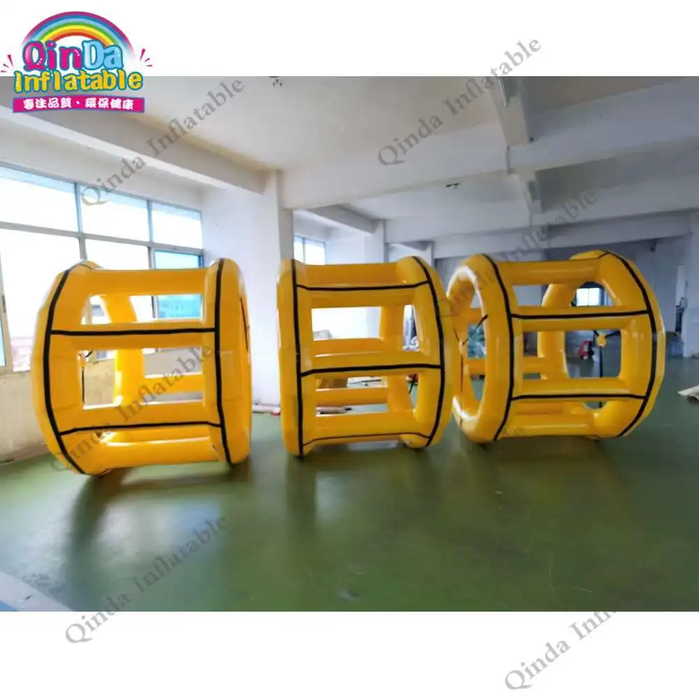 New design inflatable water cylinder running wheel inflatable inflatable water roller on pool games
New design inflatable water cylinder running wheel inflatable inflatable water roller on pool games