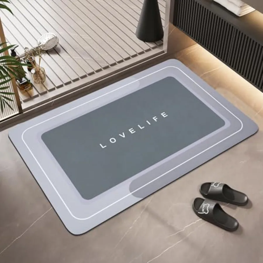 Bath mat Rubber Bathroom Mat-Quick Dry Absorbent Rug Non-Slip Thin Bathroom Rug Instant Dry Magic Bath mats for Bathroom Floor
Bath mat Rubber Bathroom Mat-Quick Dry Absorbent Rug Non-Slip Thin Bathroom Rug Instant Dry Magic Bath mats for Bathroom Floor