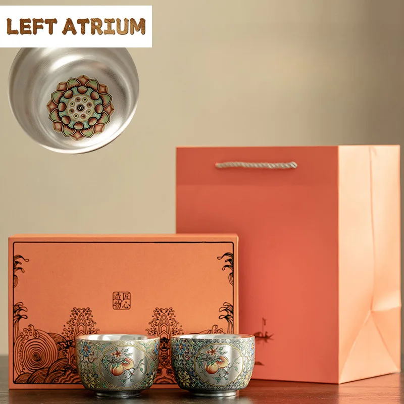 130 мл эмалированная цветная серебряная керамическая чашка с девятью персиковым узором, мастер-чашка, персональная чаша для чая для пары, чайная посуда для кунг-фу, подарочный набор
130 мл эмалированная цветная серебряная керамическая чашка с девятью персиковым узором, мастер-чашка, персональная чаша для чая для пары, чайная посуда для кунг-фу, подарочный набор