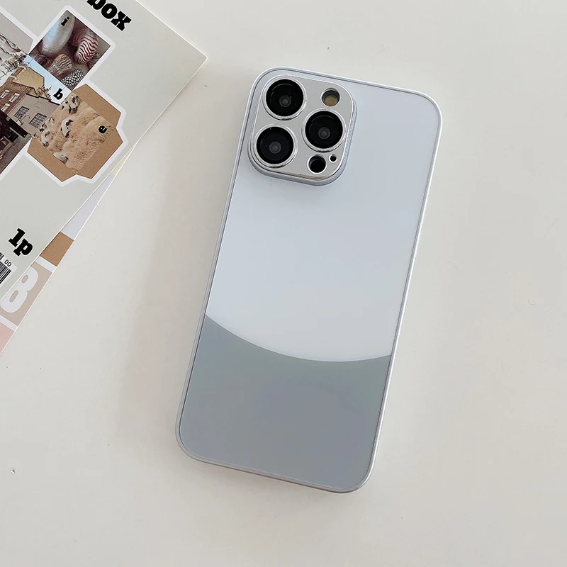 AG Two-tone Frosted Phone Case For iPhone 15 14 13 12 Pro Max Comes With Lens Protective Film Fully Covered
AG Two-tone Frosted Phone Case For iPhone 15 14 13 12 Pro Max Comes With Lens Protective Film Fully Covered