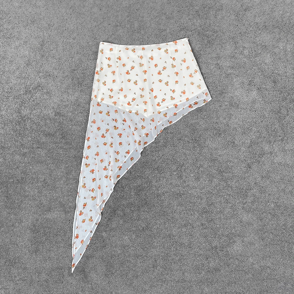 Floral Printed Women's Pants Y2K Asymmetric High Waist Side Zipper Elegant Commuter Skirt Pants Early Fall 2025 New
Floral Printed Women's Pants Y2K Asymmetric High Waist Side Zipper Elegant Commuter Skirt Pants Early Fall 2025 New