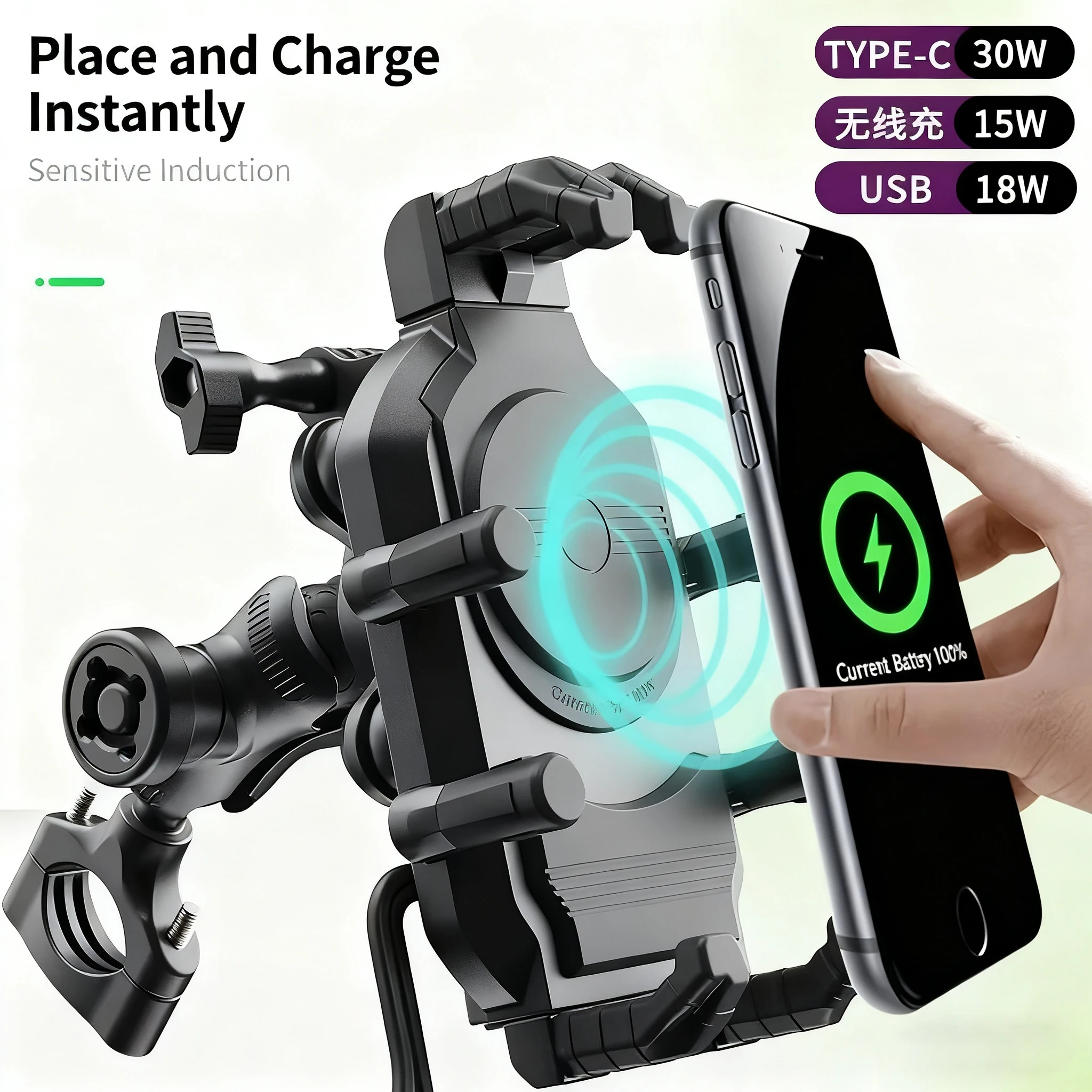 Держатель для телефона на мотоцикле, навигационная стойка, универсальный для мотоциклов, быстрая зарядка, противоугонный замок, новый
Держатель для телефона на мотоцикле, навигационная стойка, универсальный для мотоциклов, быстрая зарядка, противоугонный замок, новый