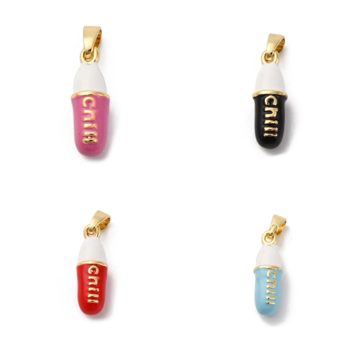 10Pcs Chill Pill Shape Enamel Charm Word Chill Pendantswith Jump Ring for DIY Jewelry Making Bracelet Earring Accessories
10Pcs Chill Pill Shape Enamel Charm Word Chill Pendantswith Jump Ring for DIY Jewelry Making Bracelet Earring Accessories