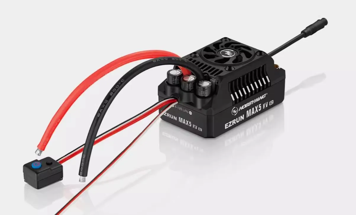 HobbyWing OneWolf EzRun MAX5 HV G2 56118 SD G2 1/5 Sensored Brushless System Kit
HobbyWing OneWolf EzRun MAX5 HV G2 56118 SD G2 1/5 Sensored Brushless System Kit