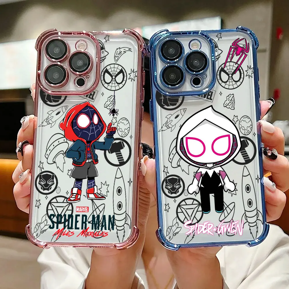 Spiderman Miles Morales Cute Case For iPhone 17 Air 16 15 14 11 12 13 Pro Max 16e 17E 15 Plus Mini Shockproof Fundas Phone Cover
Spiderman Miles Morales Cute Case For iPhone 17 Air 16 15 14 11 12 13 Pro Max 16e 17E 15 Plus Mini Shockproof Fundas Phone Cover
