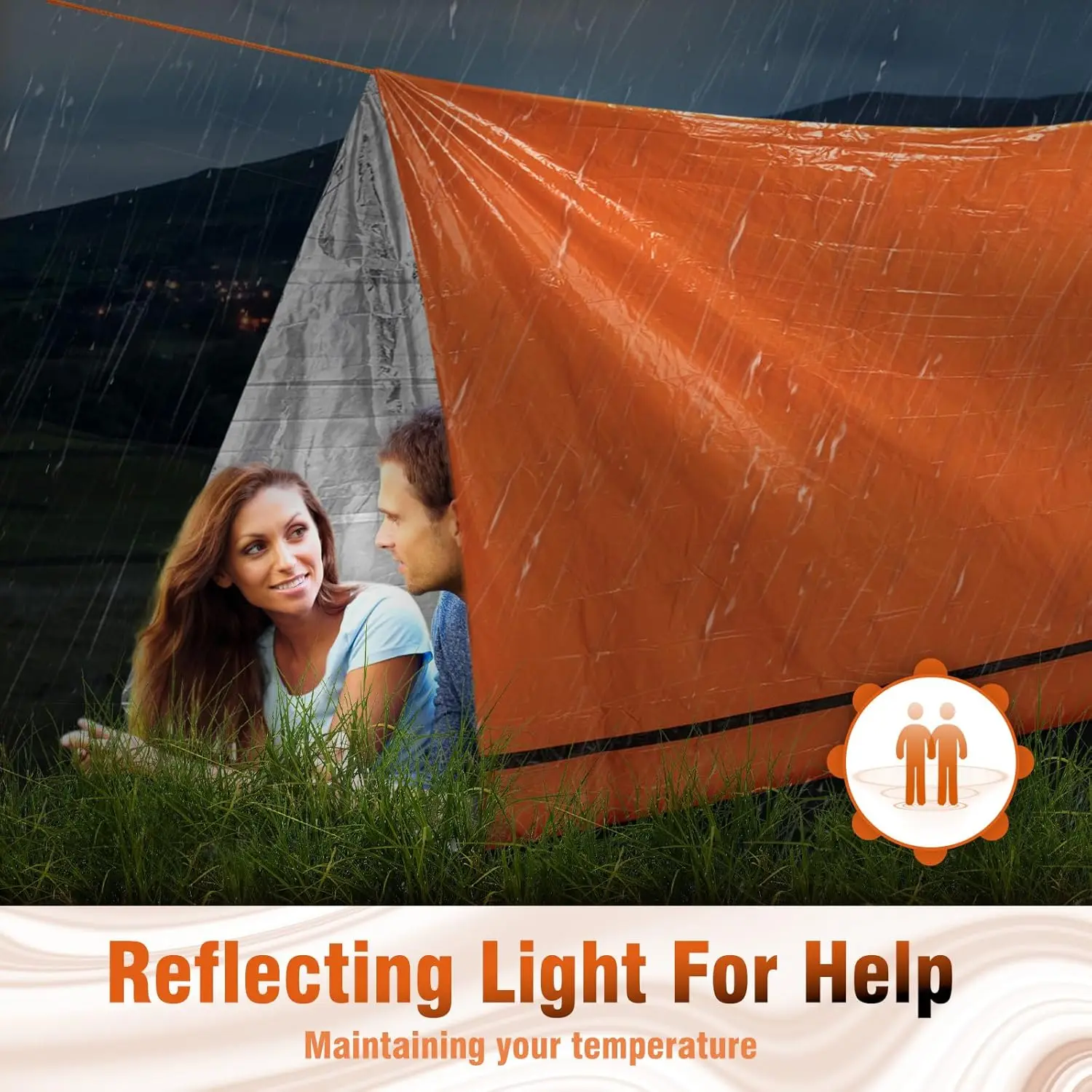 Lightweight PE Double Tunnel Tent, 2-Sec Setup with Rope & Trees, Water-Resistant for Outdoor Camping, Hiking, Backpacking
Lightweight PE Double Tunnel Tent, 2-Sec Setup with Rope & Trees, Water-Resistant for Outdoor Camping, Hiking, Backpacking