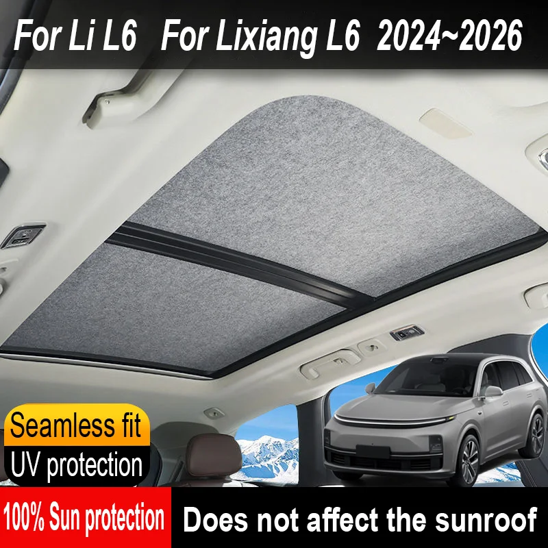 Car Sunroof Insulation Roof Visor For Li L6 2024~2026 2025 Sun Protection Anti-UV Electrostatic Adsorption Sky Curtain Sunshade
Car Sunroof Insulation Roof Visor For Li L6 2024~2026 2025 Sun Protection Anti-UV Electrostatic Adsorption Sky Curtain Sunshade