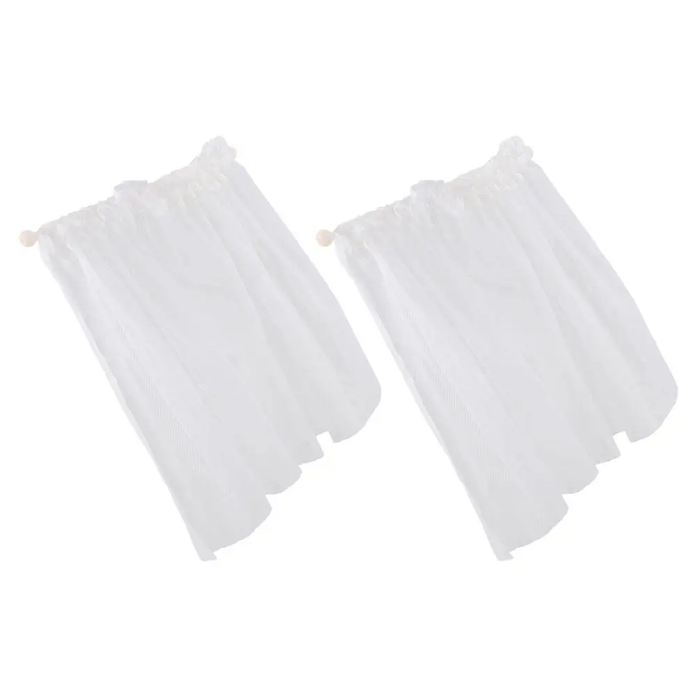 2Pcs Miniature Lace Window Curtain Set Dollhouse Interior Decor Elegant Tiny House Window Drapery Miniature Furniture Accessory
2Pcs Miniature Lace Window Curtain Set Dollhouse Interior Decor Elegant Tiny House Window Drapery Miniature Furniture Accessory