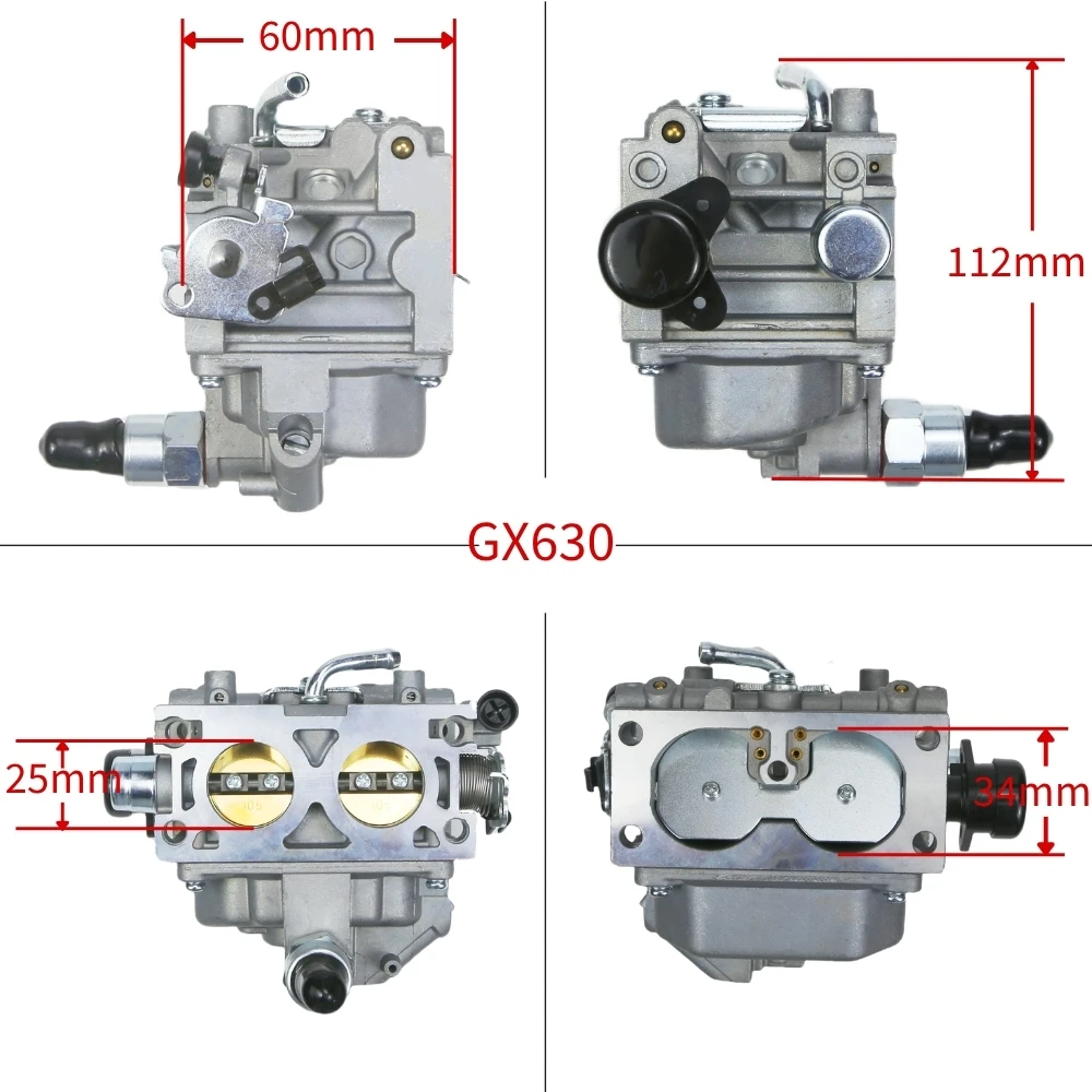 Twin Barrel Engine Carb For Honda GX630 GX630R GX630RH GX660 GX690 Generator Carburetor 16100-Z9E-033 023 003 Accessories
Twin Barrel Engine Carb For Honda GX630 GX630R GX630RH GX660 GX690 Generator Carburetor 16100-Z9E-033 023 003 Accessories