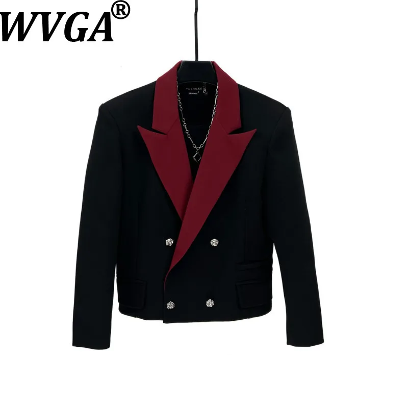 WVGA Spring Autumn New Men's Trendy Short Blazer Niche Chic Casual Contrasting Color Stylish Turn-Down Collar Jackets Ins W20826
WVGA Spring Autumn New Men's Trendy Short Blazer Niche Chic Casual Contrasting Color Stylish Turn-Down Collar Jackets Ins W20826