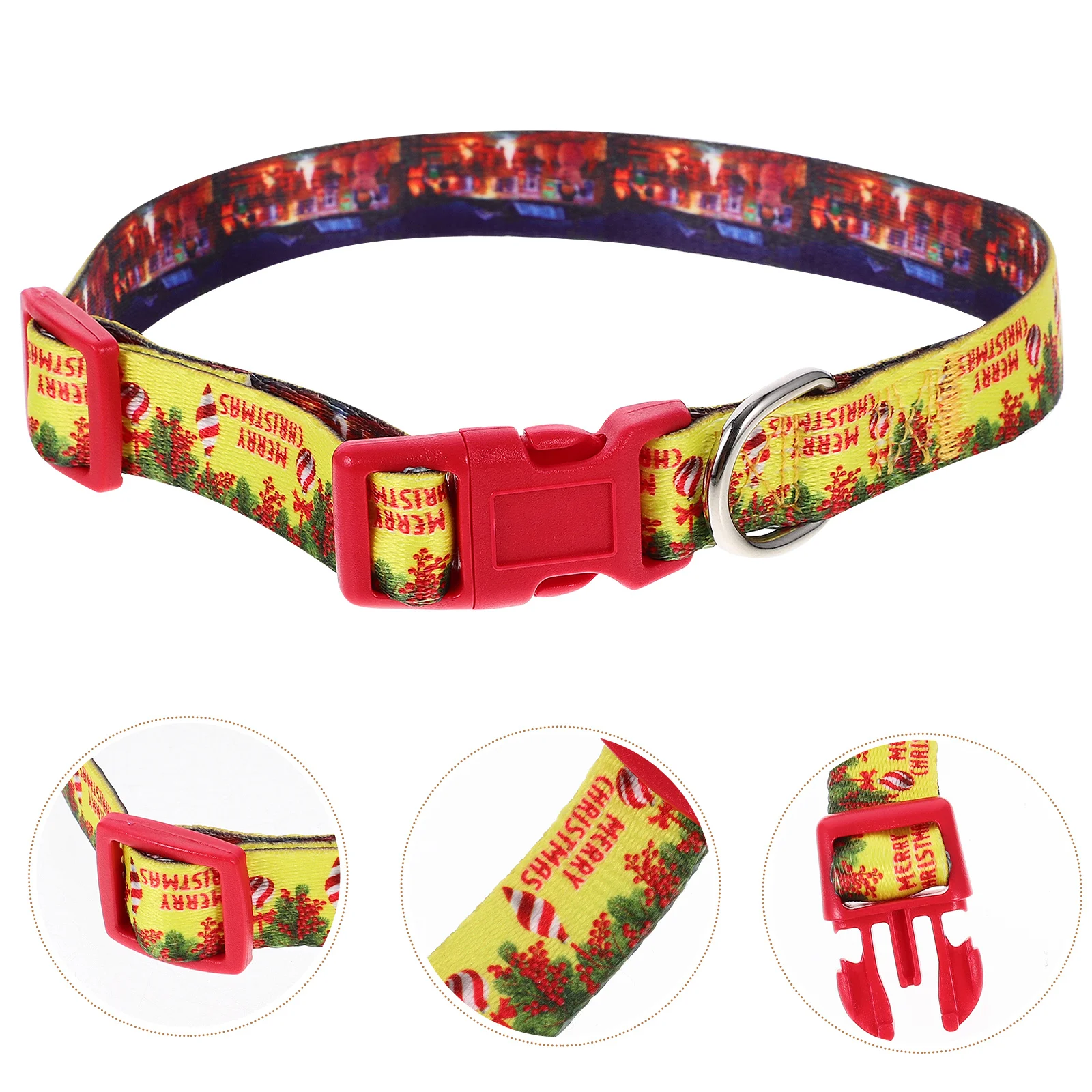 Pet Dog Collar Christmas Design Adjustable Safe Comfortable for Small Puppies Holiday Party Outdoor Use Xmas Puppy Collar
Pet Dog Collar Christmas Design Adjustable Safe Comfortable for Small Puppies Holiday Party Outdoor Use Xmas Puppy Collar