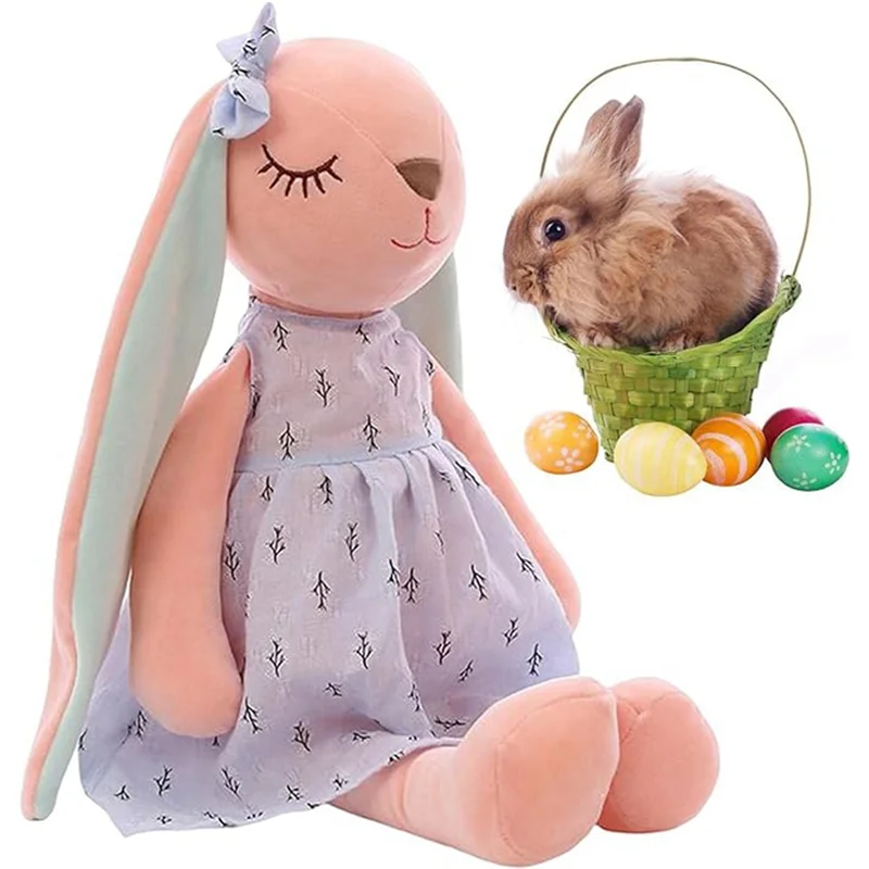 FRIHA-A Easter Bunny 17.7 In Stuffed Animal Huggable Christmas Easter Girls' Gift Room Decorations
FRIHA-A Easter Bunny 17.7 In Stuffed Animal Huggable Christmas Easter Girls' Gift Room Decorations