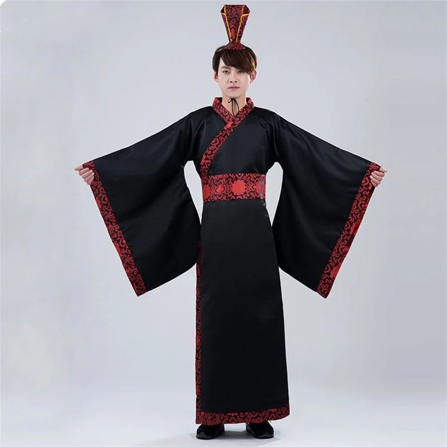 Ancient Chinese Costume Men Traditional Chinese Dance Clothing for Women Long Sleeve Hanfu Satin Robe Dress Boy Qing Dynasty
Ancient Chinese Costume Men Traditional Chinese Dance Clothing for Women Long Sleeve Hanfu Satin Robe Dress Boy Qing Dynasty