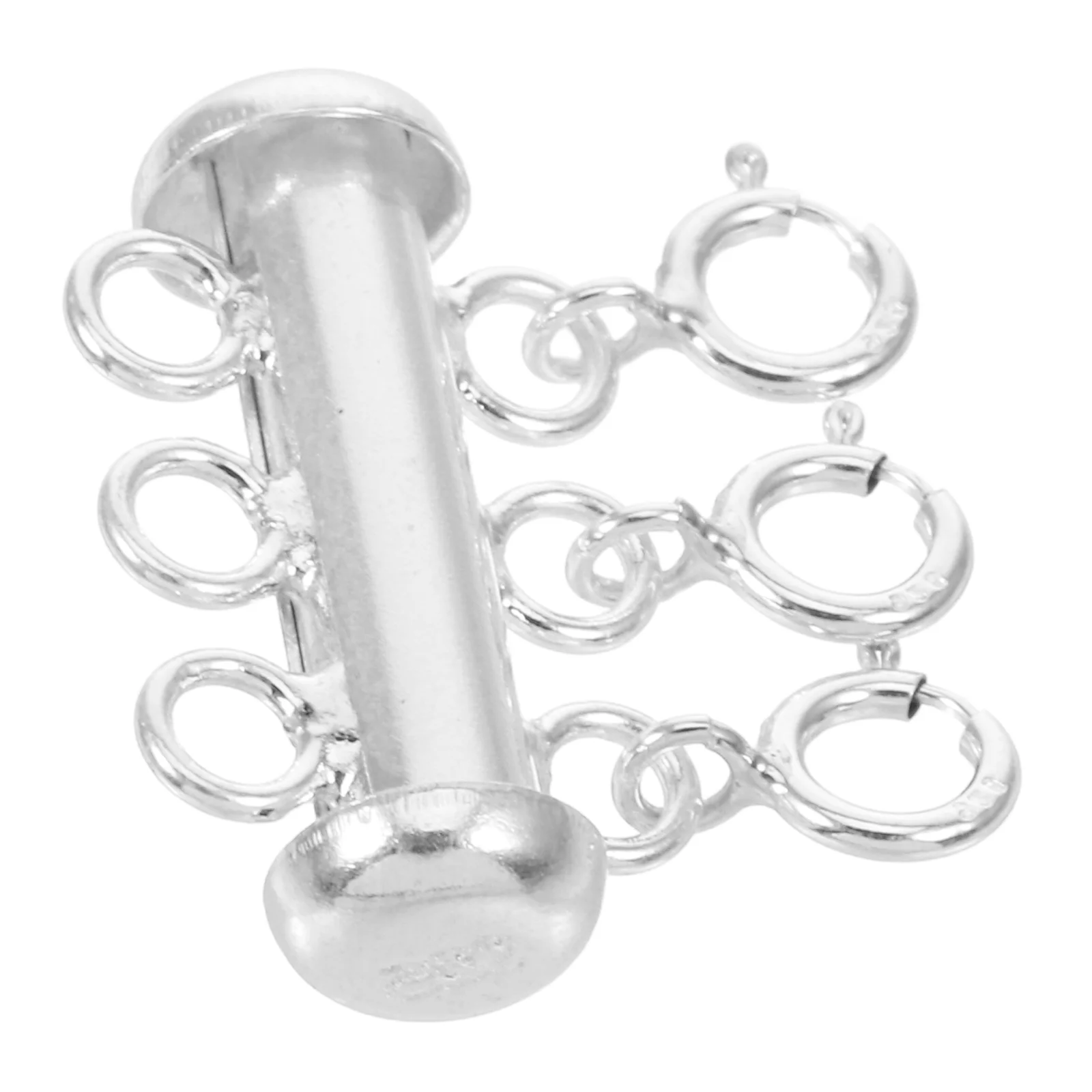 Double Breasted Pearl Necklace Buckle Silver Breakaway Stainless Steel Clasps for Necklaces
Double Breasted Pearl Necklace Buckle Silver Breakaway Stainless Steel Clasps for Necklaces