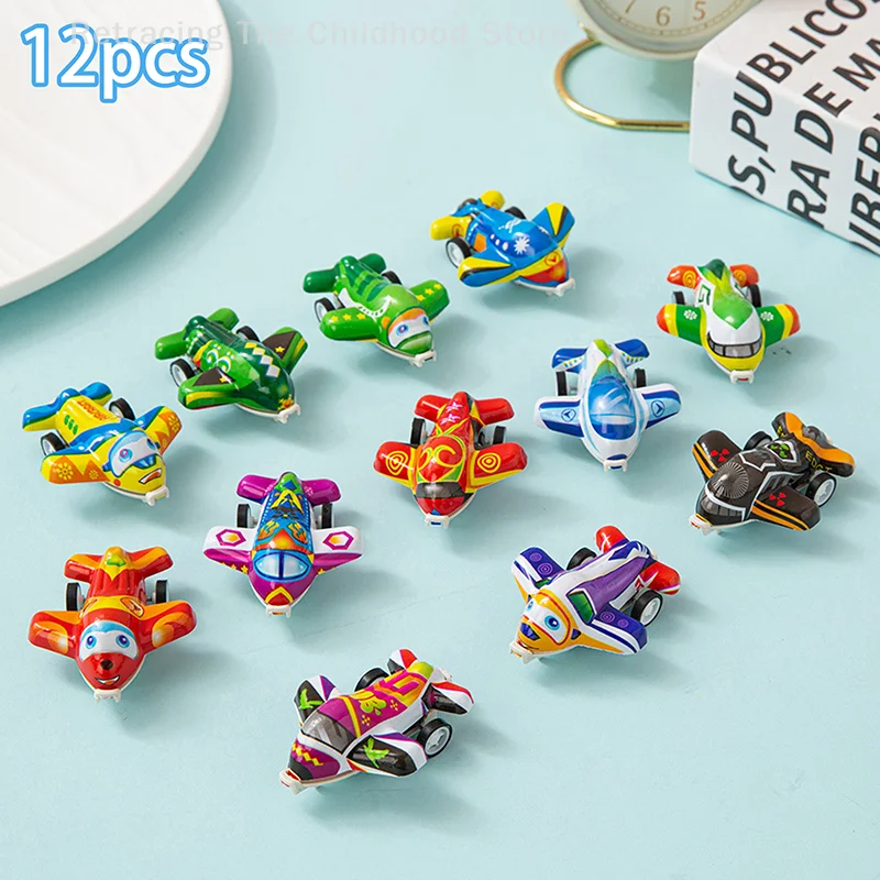12PCS Random Cartoon Colored Shell Planes Children Cute Plastic Pull Back Toys Kids Mini Plane Model Toy Gifts
12PCS Random Cartoon Colored Shell Planes Children Cute Plastic Pull Back Toys Kids Mini Plane Model Toy Gifts