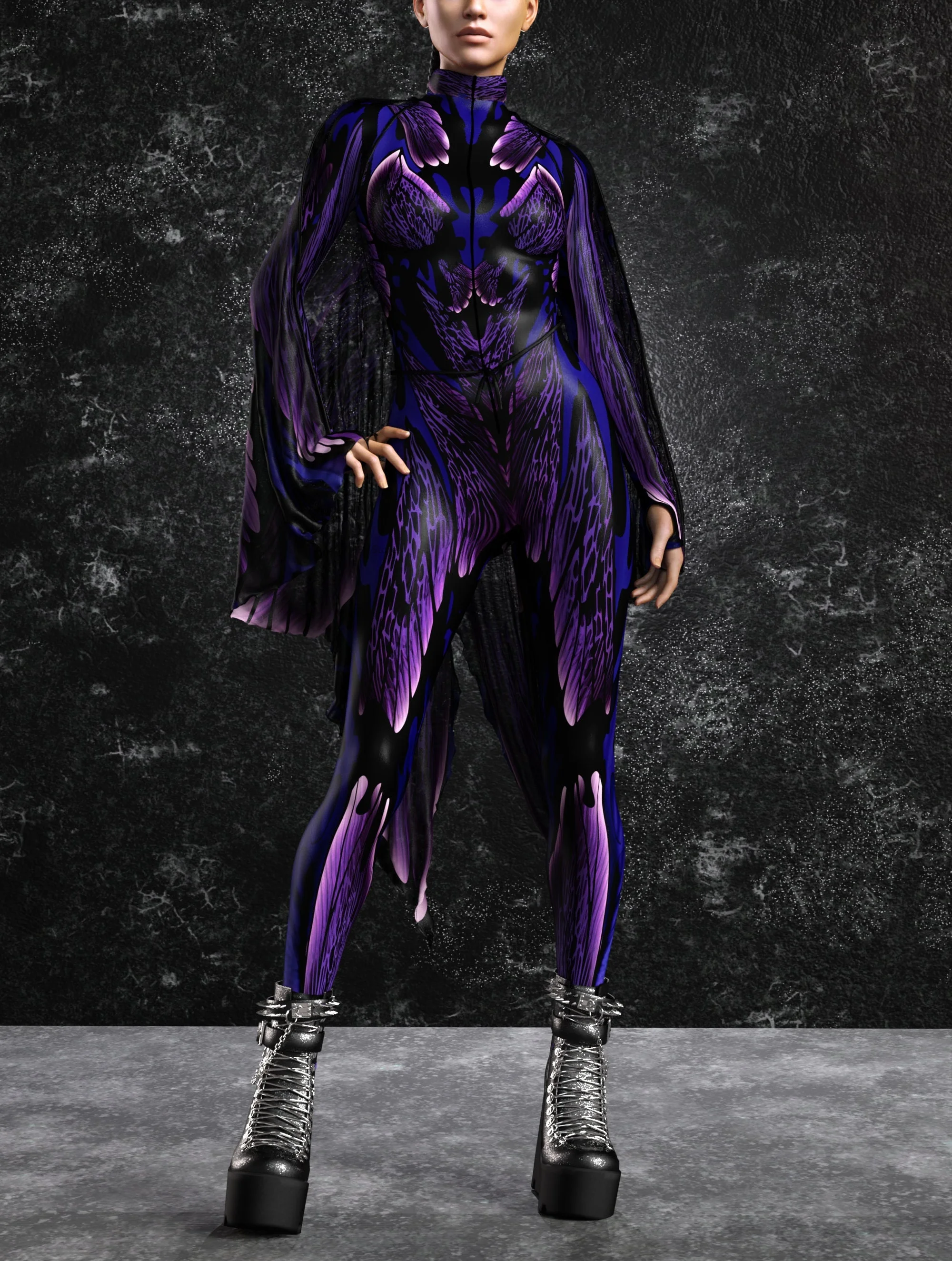 Halloween Dark Symmetrical Print Jumpsuit Adult Sexy Skeleton Cosplay Bodysuit Party Stage Showing Catsuit Rave Outfits 2025
Halloween Dark Symmetrical Print Jumpsuit Adult Sexy Skeleton Cosplay Bodysuit Party Stage Showing Catsuit Rave Outfits 2025