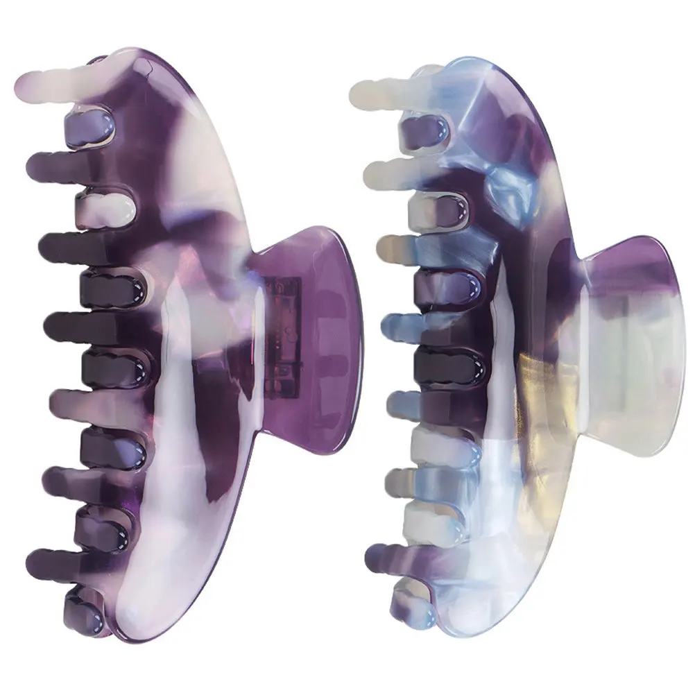 2 шт. фиолетовых заколок-крабов для женщин, большие заколки для волос, модные аксессуары для волос, легкие, стильные, декоративные заколки для повседневного использования
2 шт. фиолетовых заколок-крабов для женщин, большие заколки для волос, модные аксессуары для волос, легкие, стильные, декоративные заколки для повседневного использования