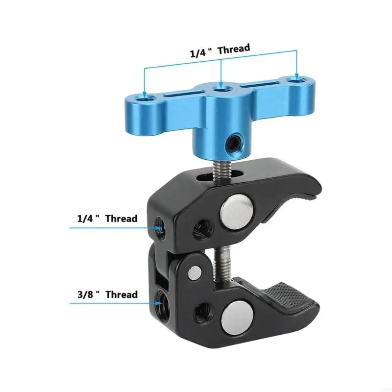 Standard Strong Clamp Mount For Camera Light Mic With 360 Degree Strong Grip For Convenient On Bike Car Stage 896C
Standard Strong Clamp Mount For Camera Light Mic With 360 Degree Strong Grip For Convenient On Bike Car Stage 896C