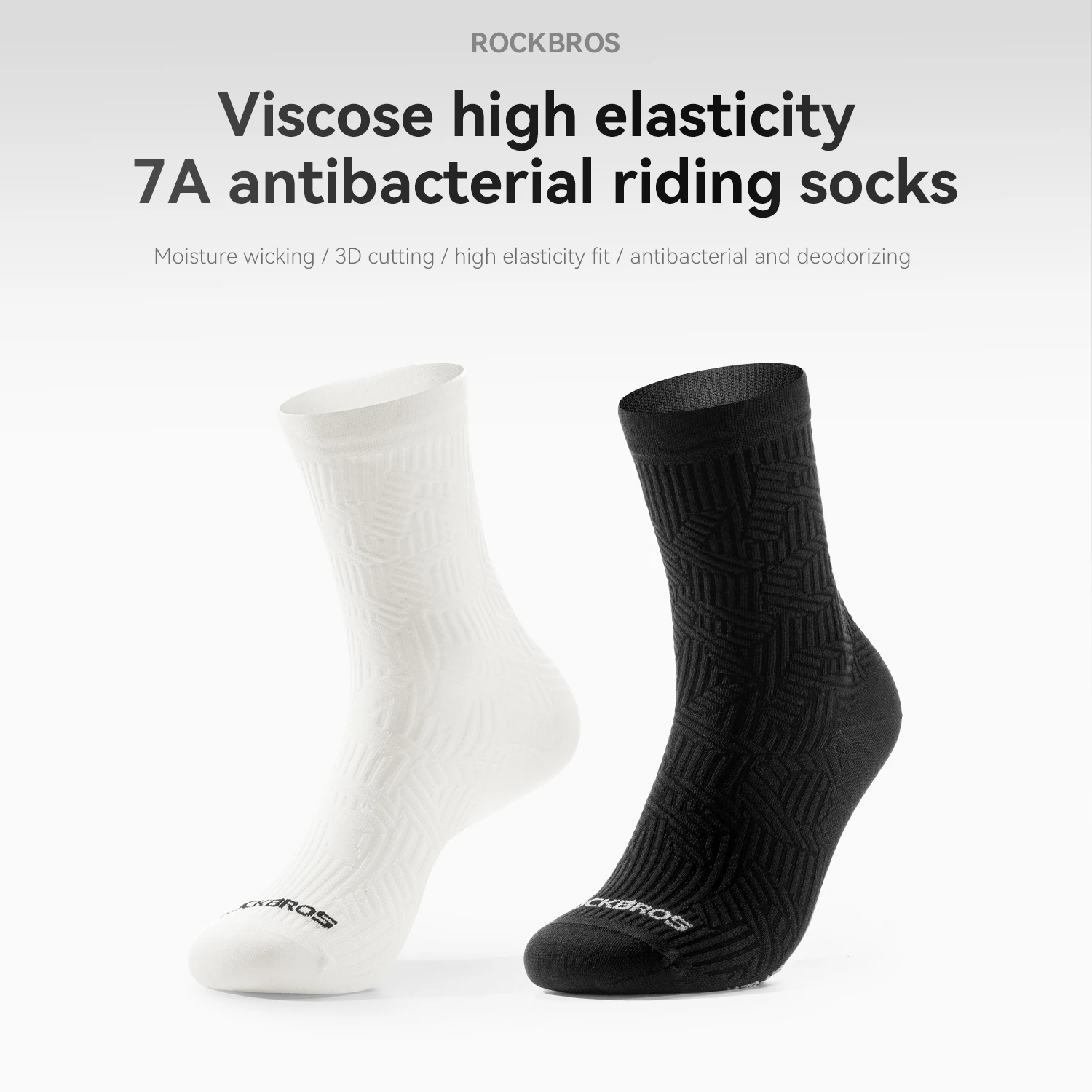 ROCKBROS Cycling Socks Breathable Unisex Men Women Outdoor 7A Antibacterial Sport Sock Comfortable MTB Bike Road Riding Socks
ROCKBROS Cycling Socks Breathable Unisex Men Women Outdoor 7A Antibacterial Sport Sock Comfortable MTB Bike Road Riding Socks
